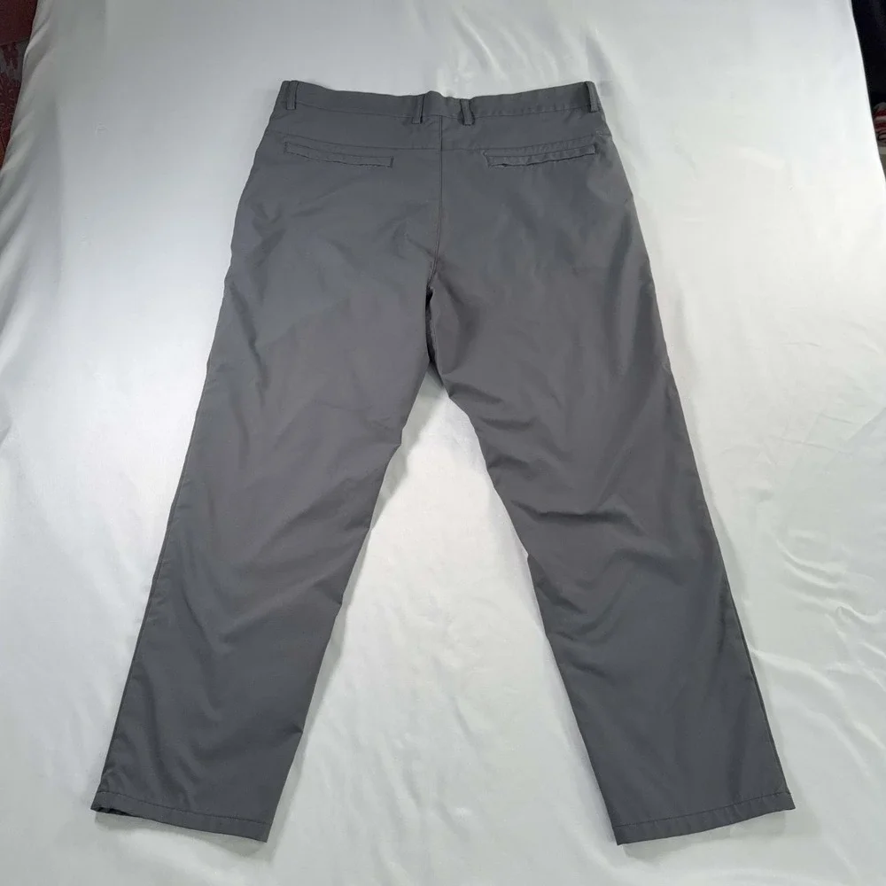 Marcus Pierce Renegade Pants Mens Gray 35x28 Performance Travel Hiking 36x26.5
